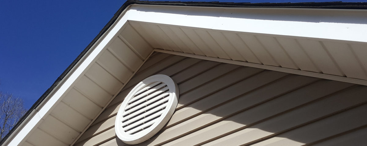 roof vent built into the side of a home