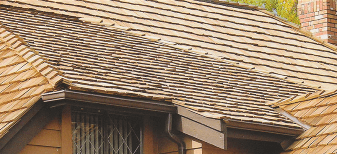 residential cedar shake roof